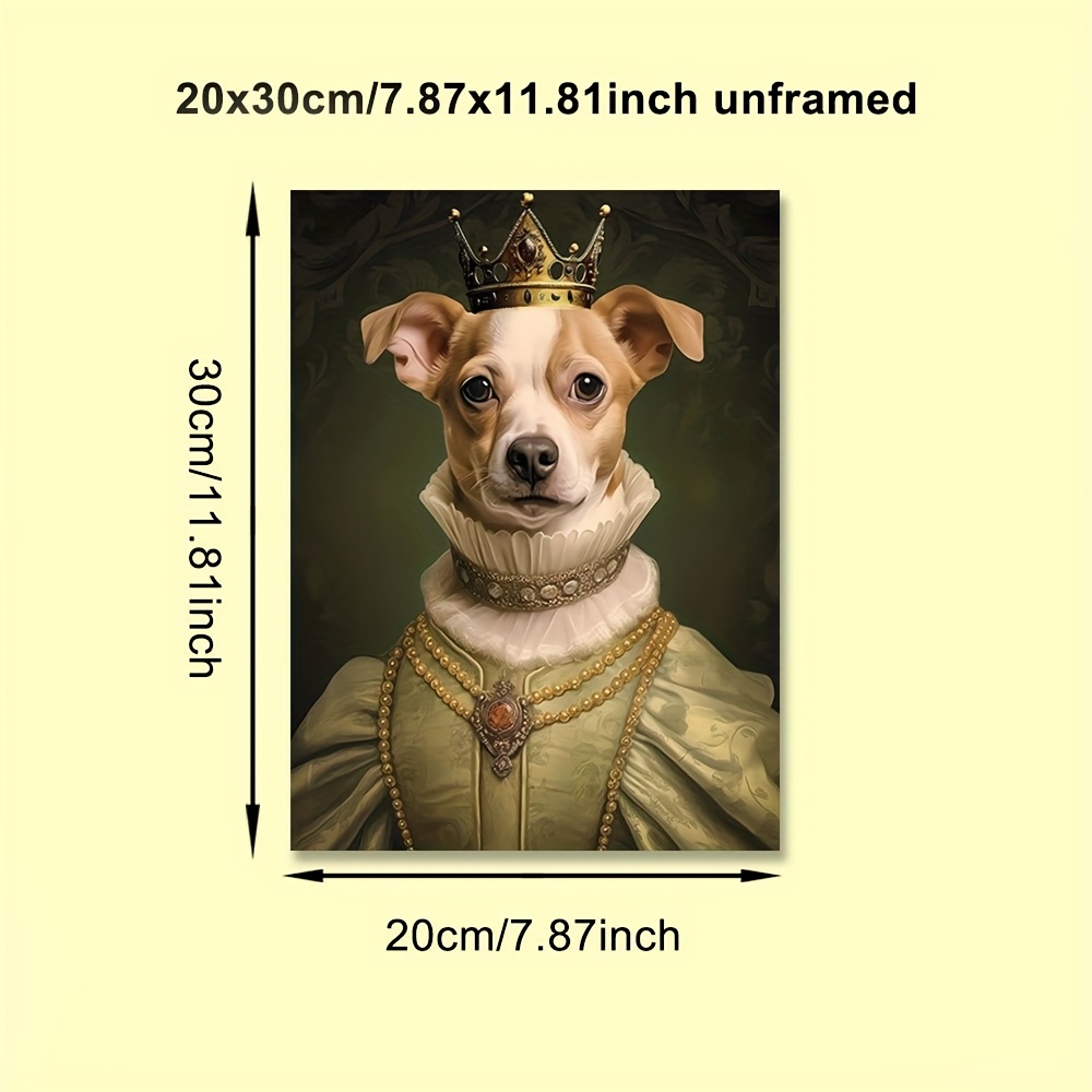 Pet Portrait Custom - 1PC Lukisan Kepala Hewan Peliharaan 2D