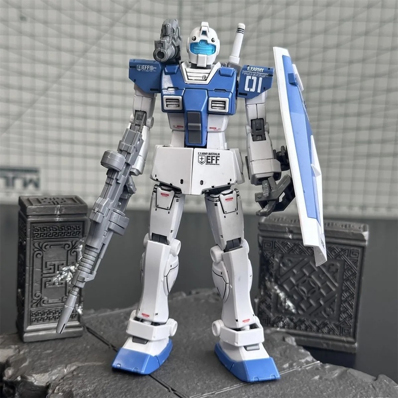 Pet Portrait Custom - HG GTO 1/144 GM White Dog