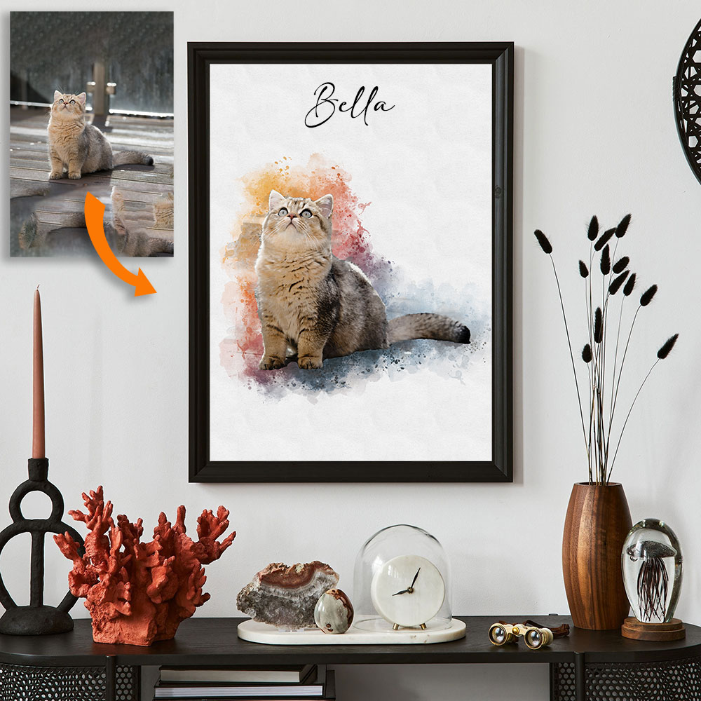 Pet Portrait Custom - Potret Hewan Peliharaan Kustom dari Foto