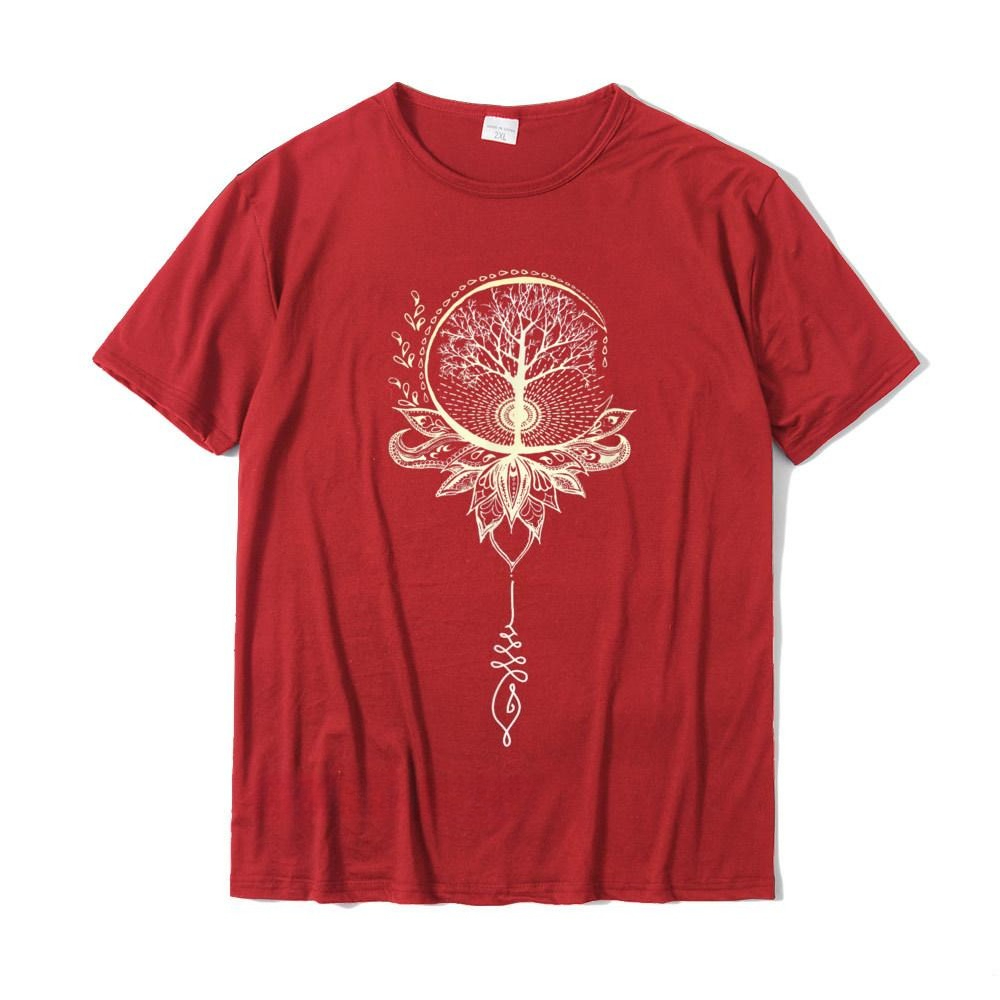 Family Tree Print - Penjualan Terbaik Fashion Baru Mandala Lotus