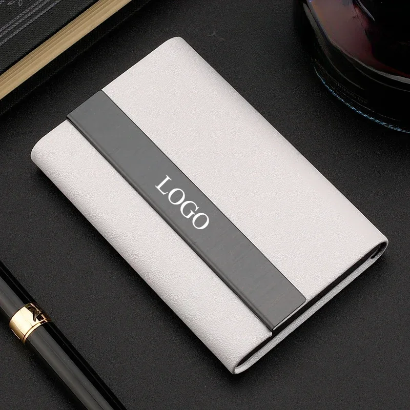 Personalized Name Box - Logo Kustom Kulit PU Superfiber Tempat