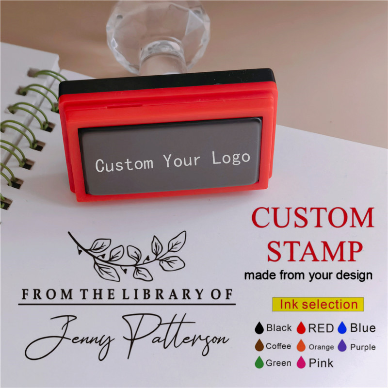Custom Photo Book - Stempel Logo Pribadi Otomatis, Stempel Tinta