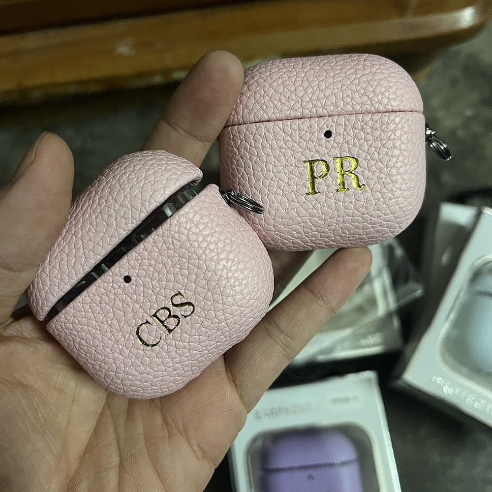 Inisial huruf personalisasi Ea - Monogram Keychain Leather ulasan dan harga