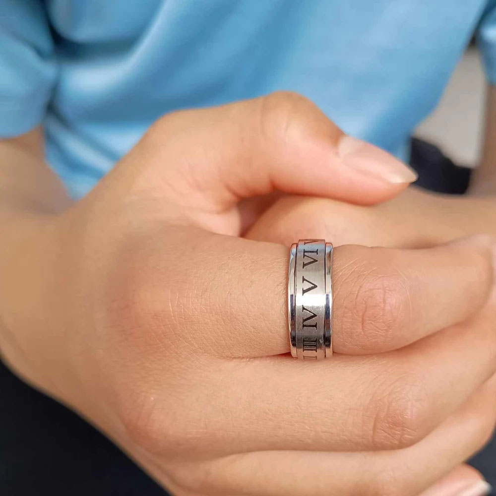 COOLTIME Cincin Nama Terukir K - Initial Ring Custom ulasan dan harga