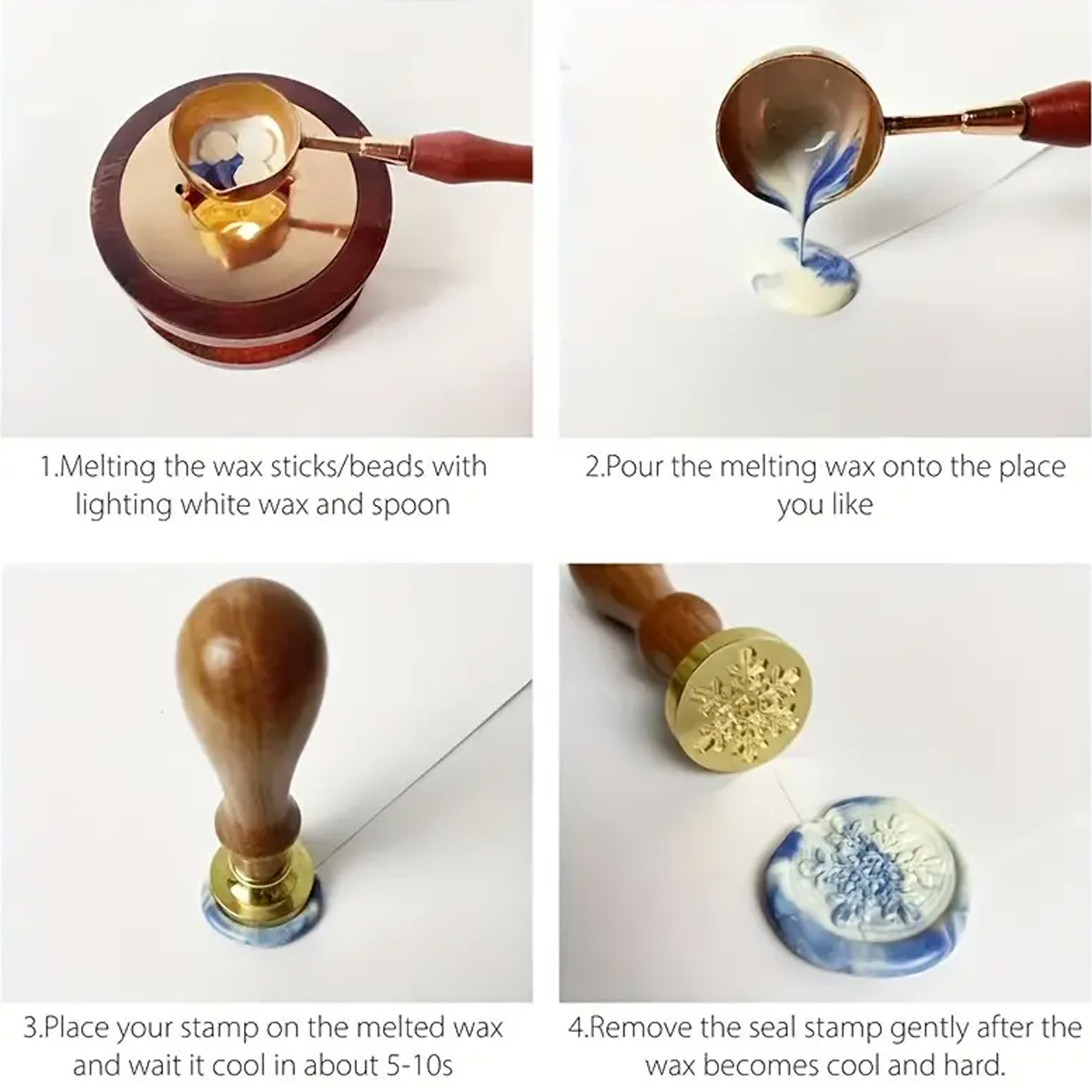 Kit manik-manik segel lilin 10 - Wax Seal Letter Kit ulasan dan harga