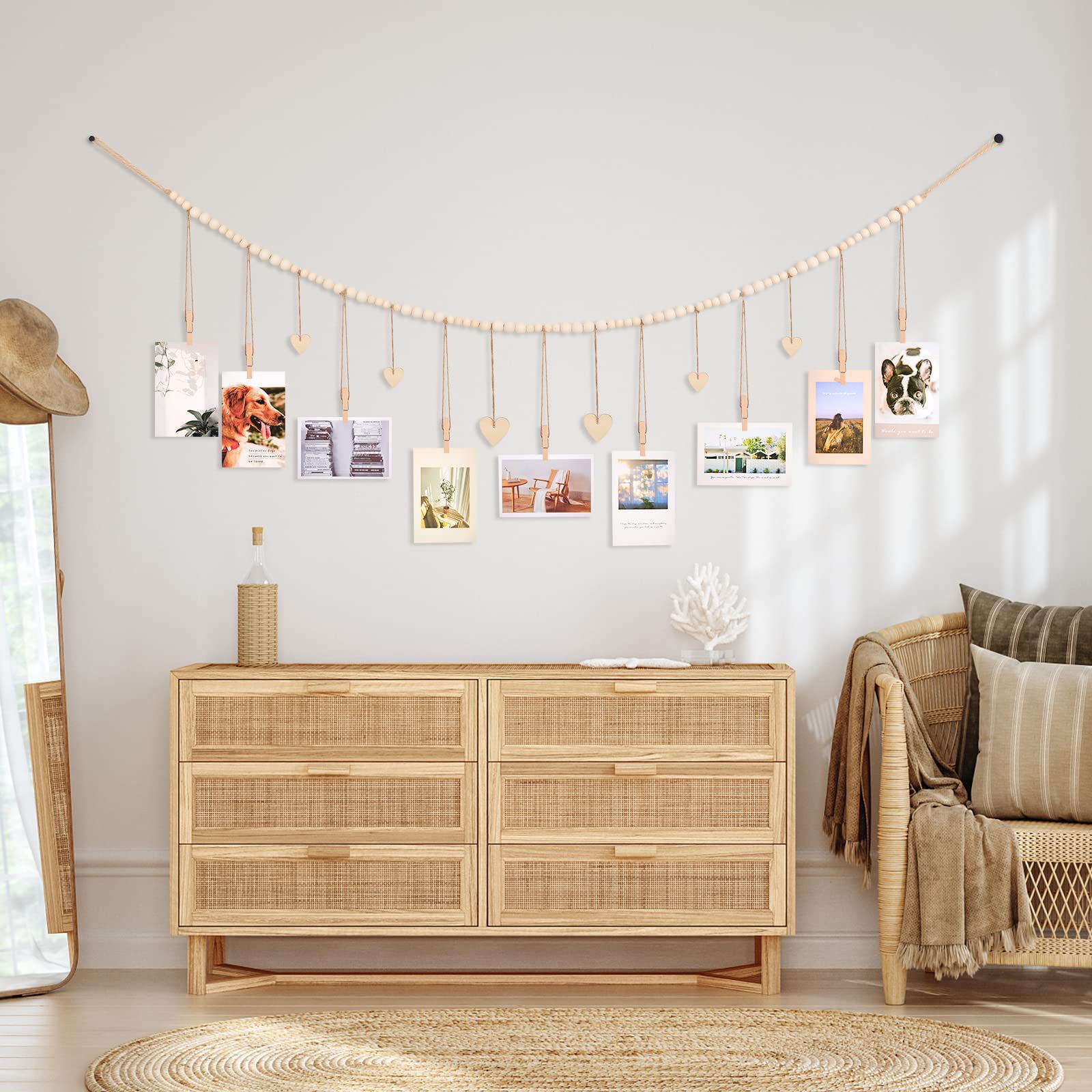 Dekorasi Dinding Gantung untuk - Engraved Wood Frame ulasan dan harga