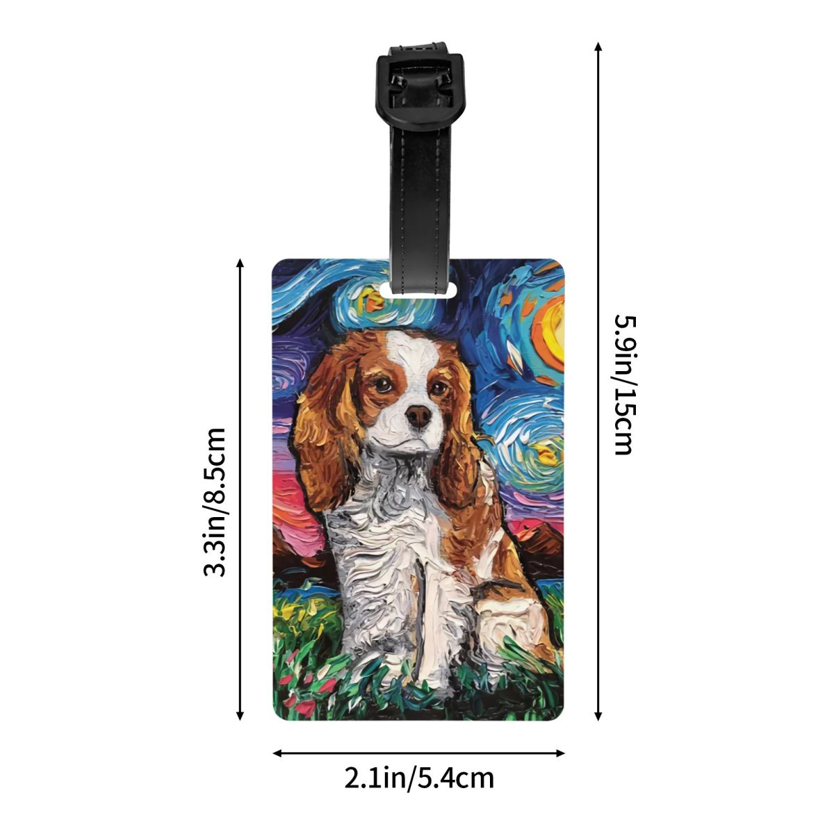Kustom Cavalier King Charles S - Pet Portrait Custom ulasan dan harga