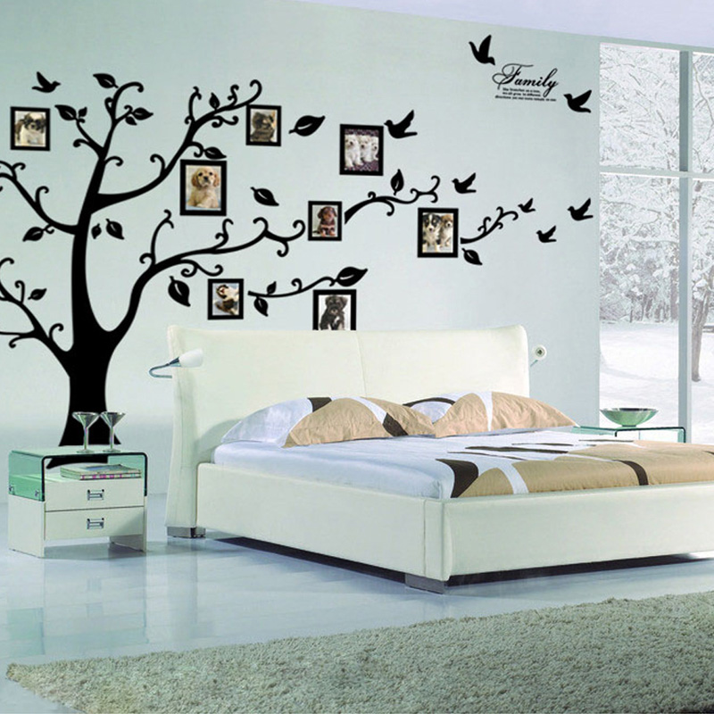 Stiker Dinding PVC Pohon Foto  - Family Tree Print ulasan dan harga
