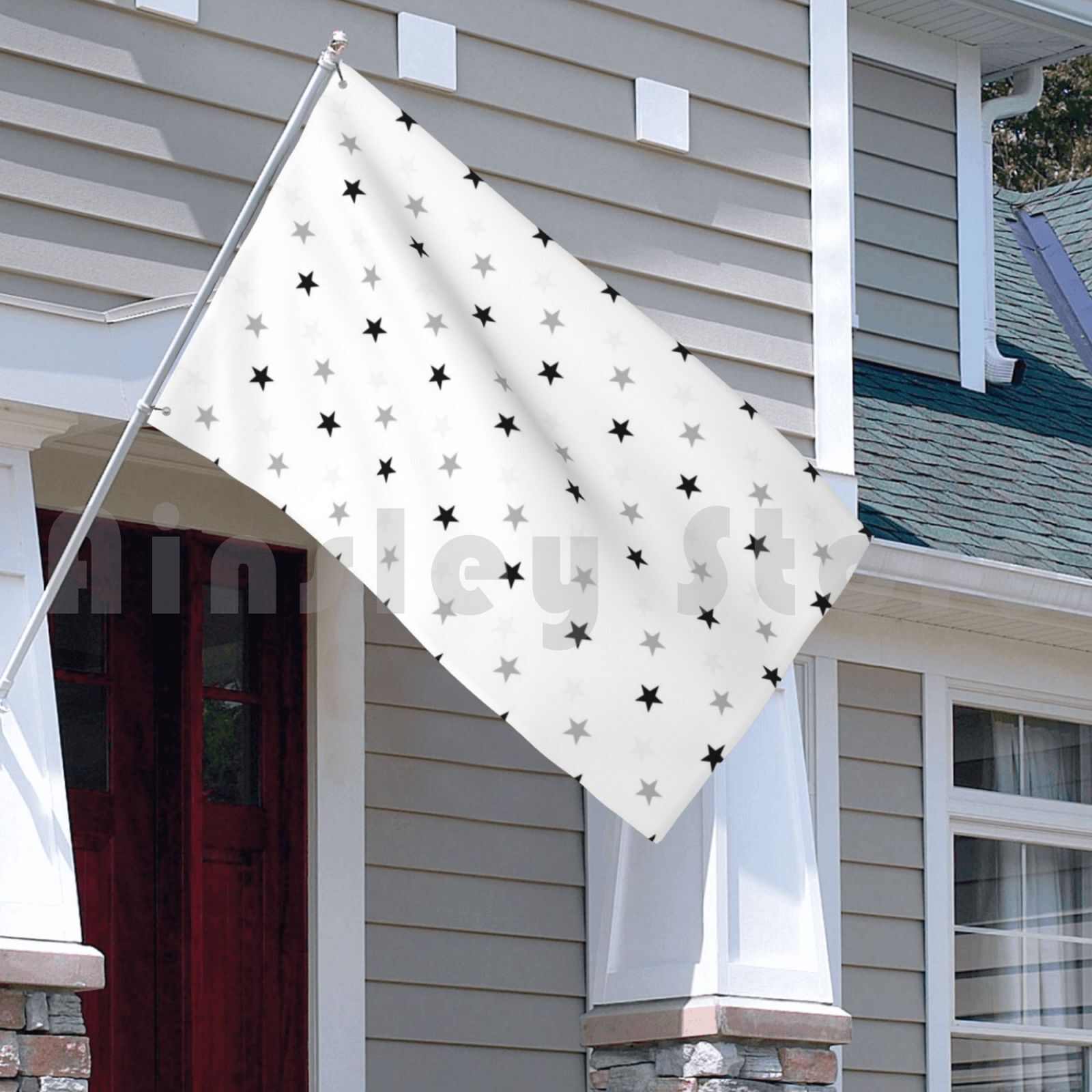 Bendera Bintang Kecil Abu-abu, - Custom Night Sky ulasan dan harga