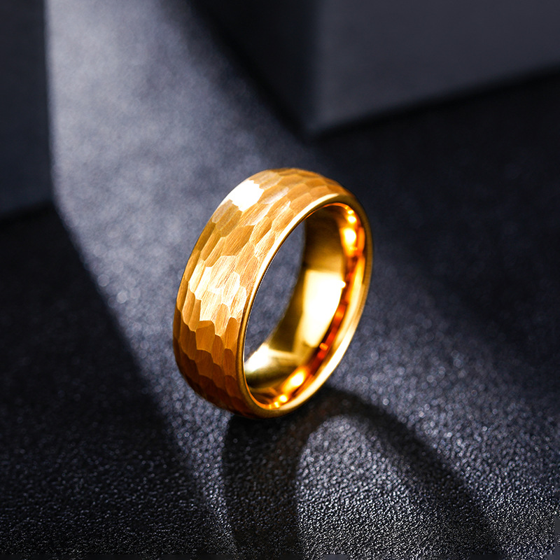 Cincin Titanium Multi-segi Dip - Initial Ring Custom ulasan dan harga