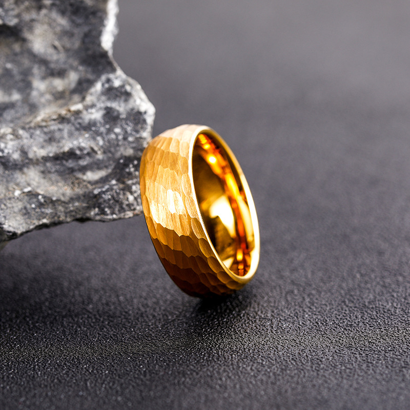 Cincin Titanium Multi-segi Dip - Initial Ring Custom ulasan dan harga
