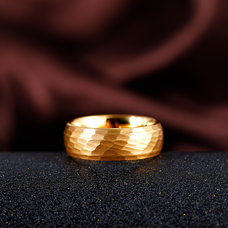 Cincin Titanium Multi-segi Dip - Initial Ring Custom ulasan dan harga