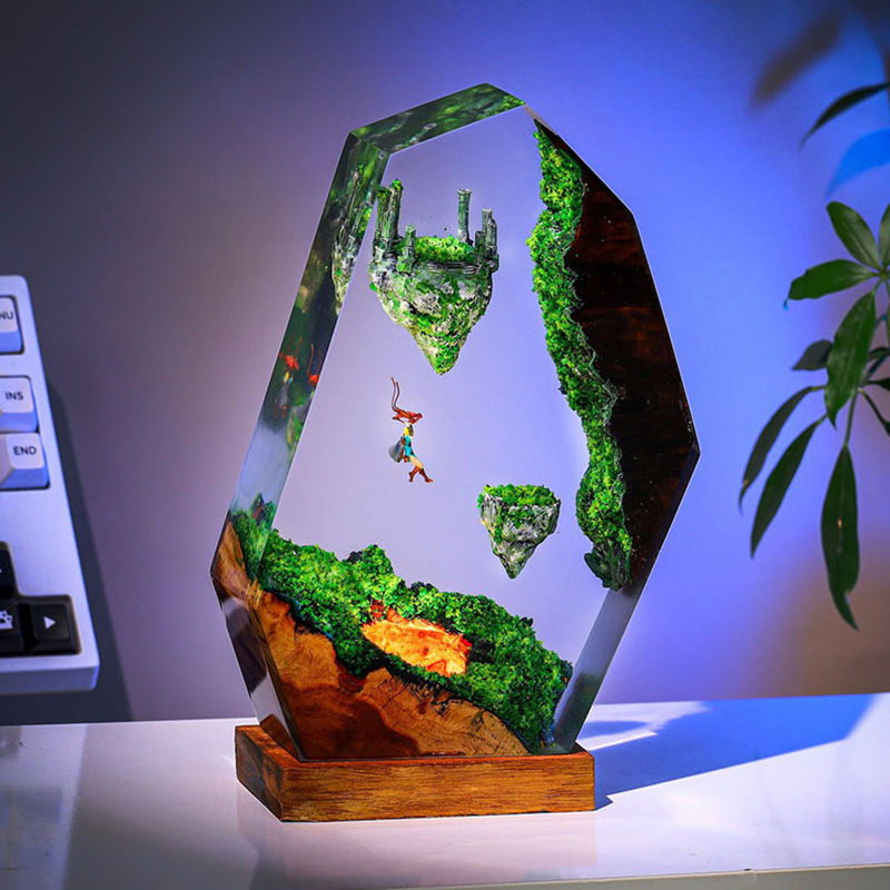 Lampu Meja Resin Pemandangan P - Custom Night Sky ulasan dan harga