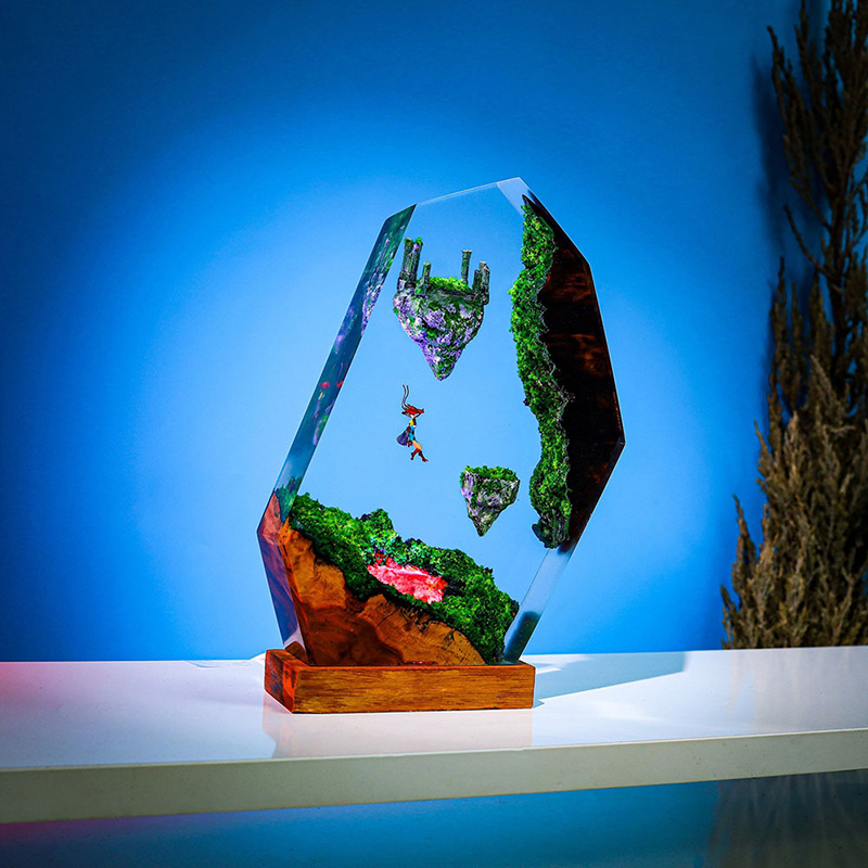 Lampu Meja Resin Pemandangan P - Custom Night Sky ulasan dan harga