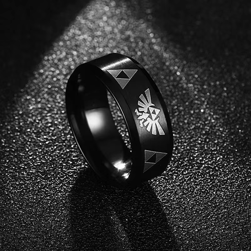 Cincin Pita Segitiga Triforce  - Initial Ring Custom ulasan dan harga