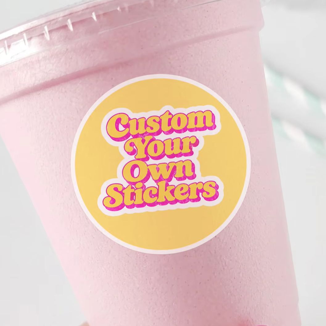 1-180 Buah Stiker Kustom Bulat - Personalised Candle Label ulasan dan harga