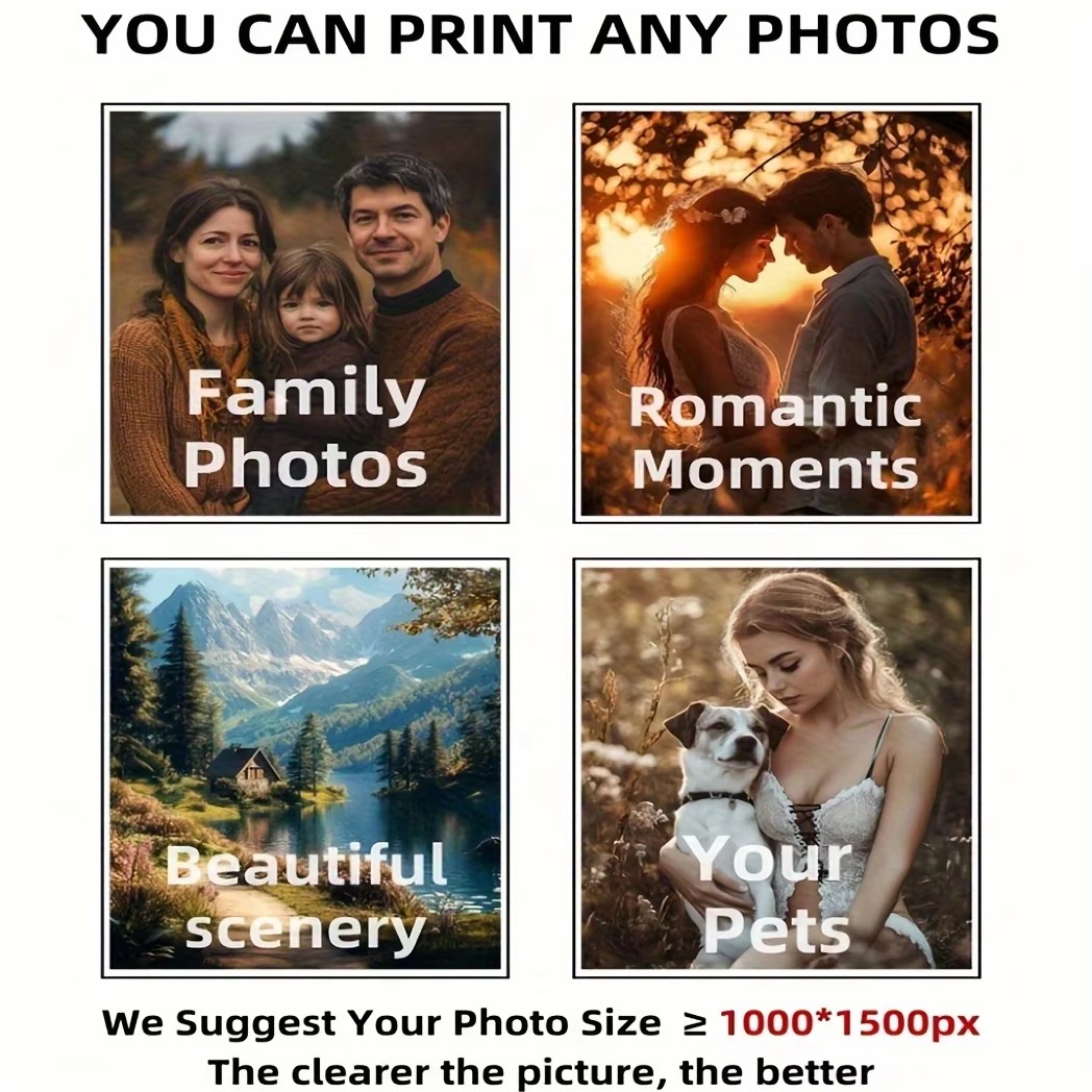 6 Buah/Set Foto Cetak Kanvas K - Pet Portrait Custom ulasan dan harga