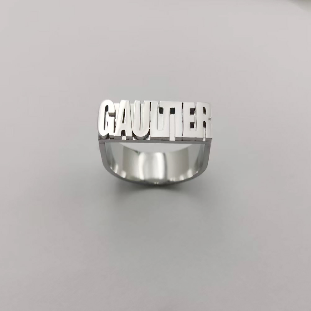 Cincin Gotik Emas Kustom untuk - Initial Ring Custom ulasan dan harga