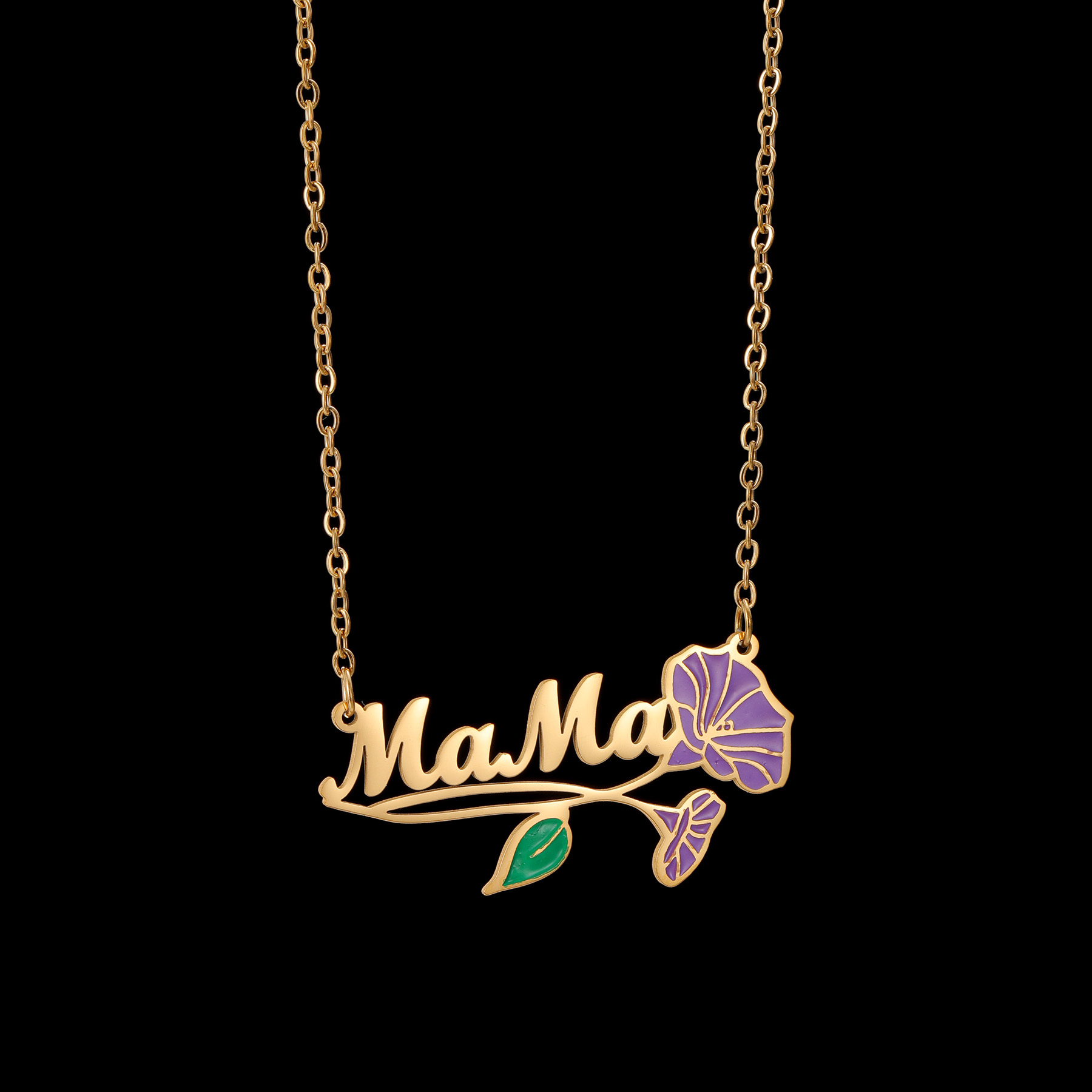 Acheerup Kalung Bunga Warna Ce - Birth Flower Necklace ulasan dan harga