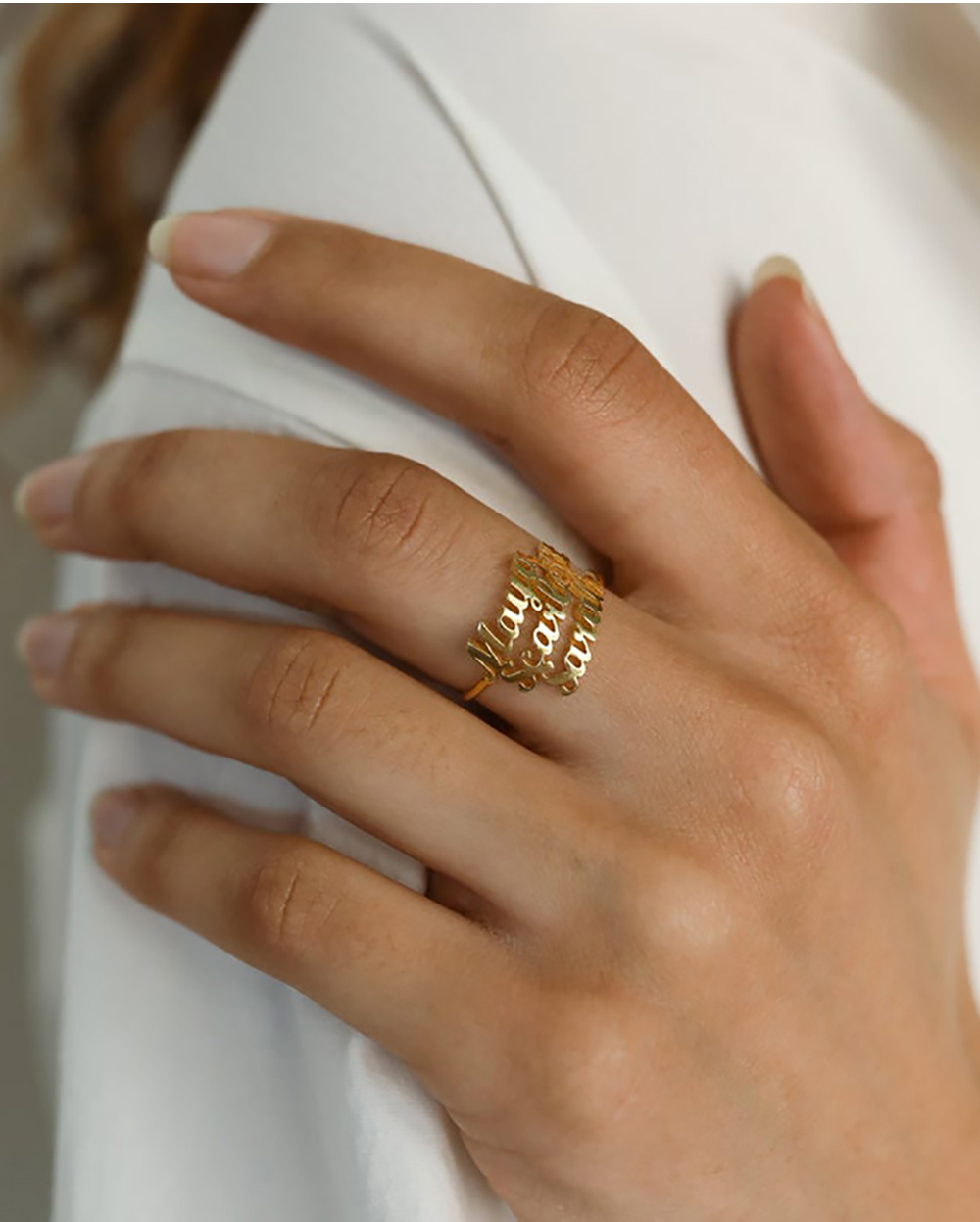 Cincin nama kustom sesuai pesa - Initial Ring Custom ulasan dan harga