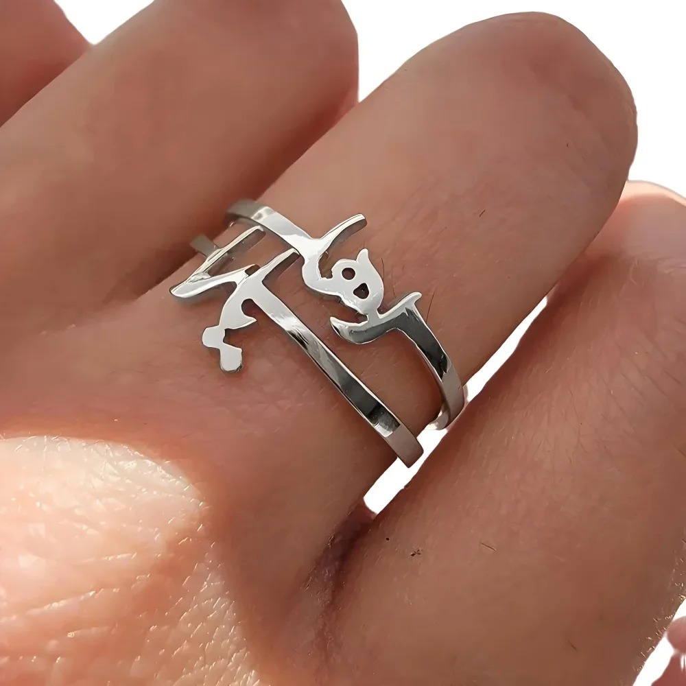 Cincin Huruf Arab yang Diperso - Initial Ring Custom ulasan dan harga
