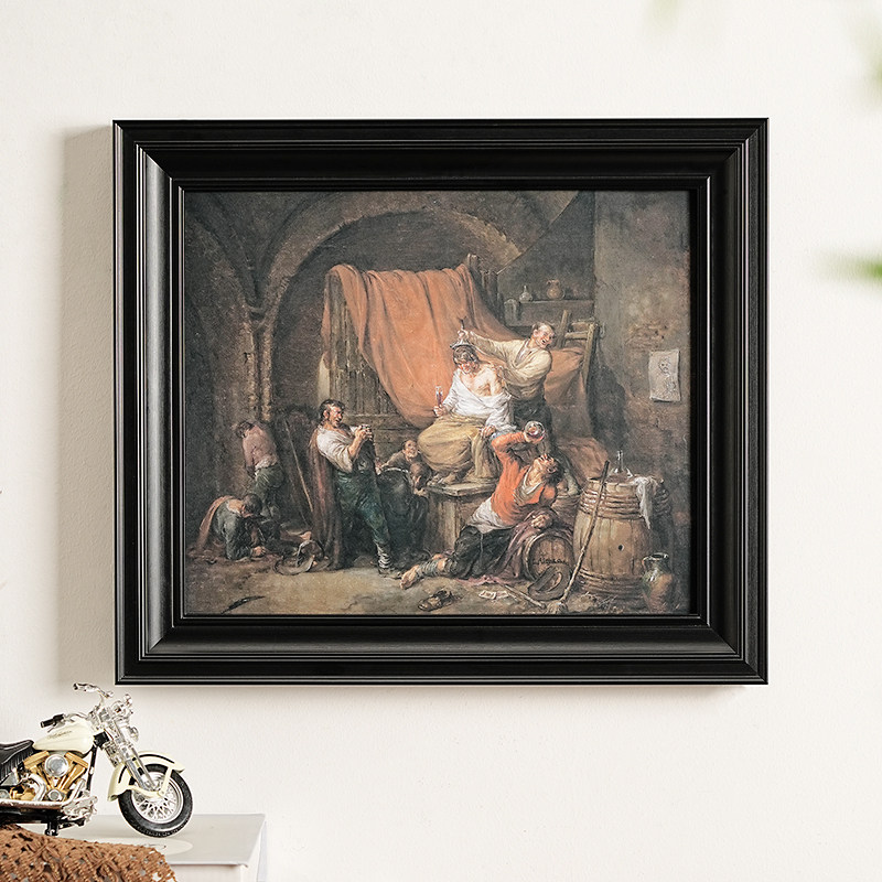 Bingkai Foto Kayu Solid Hitam  - Engraved Wood Frame ulasan dan harga