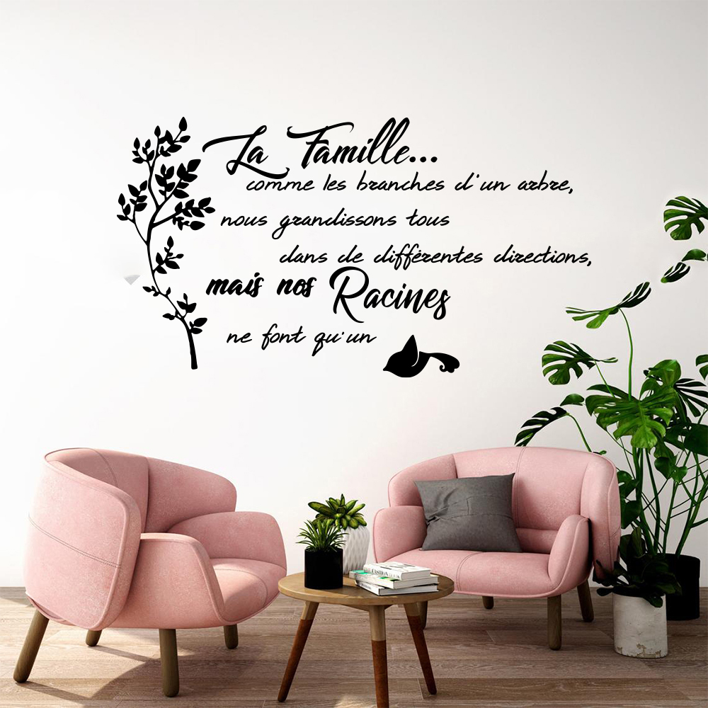 Stiker Dinding Burung Pohon Ku - Family Tree Print ulasan dan harga