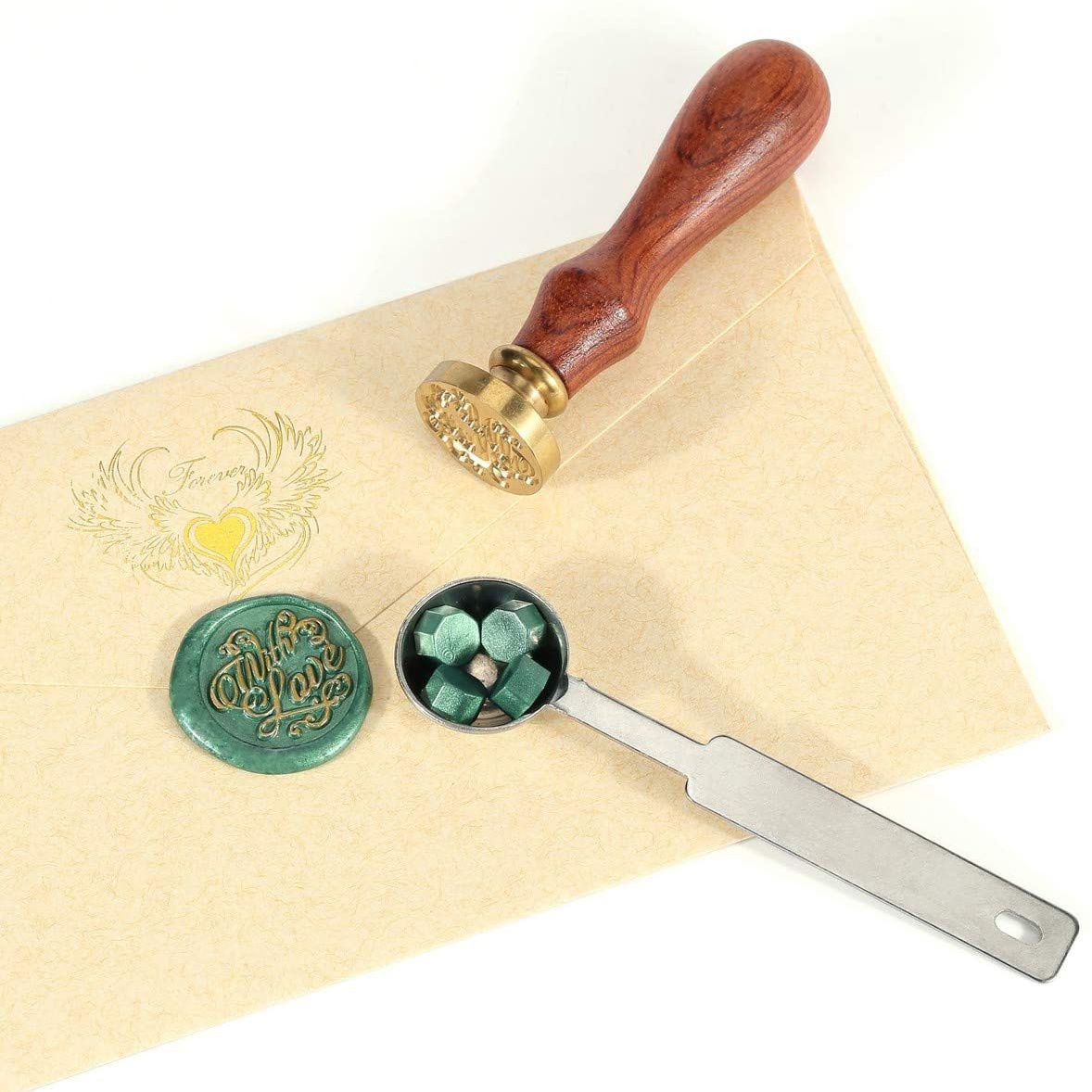AT84-Manik-manik Lilin Segel,  - Wax Seal Letter Kit ulasan dan harga